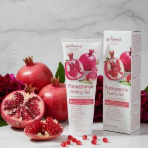 Pomegranate Peeling Gel for Bright & Smooth Skin - Natural Exfoliator