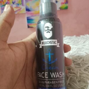 Muuchstac Ocean Face Wash for Men - Deep Cleansing, Oil Control & Acne Prevention
