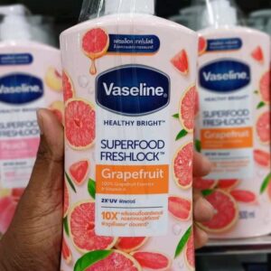 𝐕𝐚𝐬𝐞𝐥𝐢𝐧𝐞 𝐇𝐞𝐚𝐥𝐭𝐡𝐲 𝐁𝐫𝐢𝐠𝐡𝐭 𝐒𝐮𝐩𝐞𝐫𝐟𝐨𝐨𝐝 𝐅𝐫𝐞𝐬𝐡𝐥𝐨𝐜𝐤 Grapefruit 𝐁𝐨𝐝𝐲 𝐋𝐨𝐭𝐢𝐨𝐧