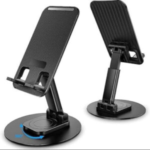 Folding Rotatable Lifting Desktop Holder for Mobile Phones & Tablets