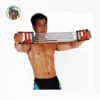 Chest expender Spring চেস্ট এক্সপ্যান্ডার স্প্রিং একটি বহুমুখী, ধরনের ফিটনেস টুল, যাতে লাল হ্যান্ডেলের সাথে যুক্ত একাধিক স্টিল স্প্রিং রয়েছে যা সমন্বয়যোগ্য রোধকতা প্রদান করে